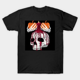 Skull with 2 hands T-Shirt